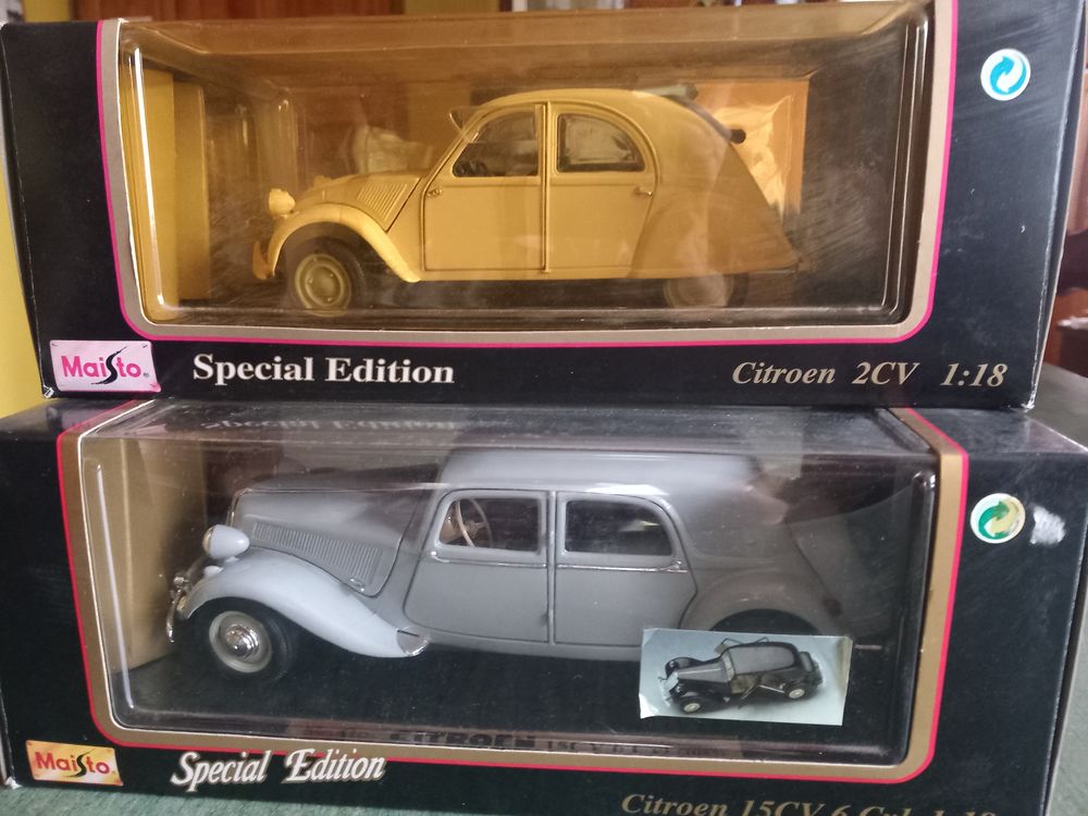 voitures collection 1/18e 