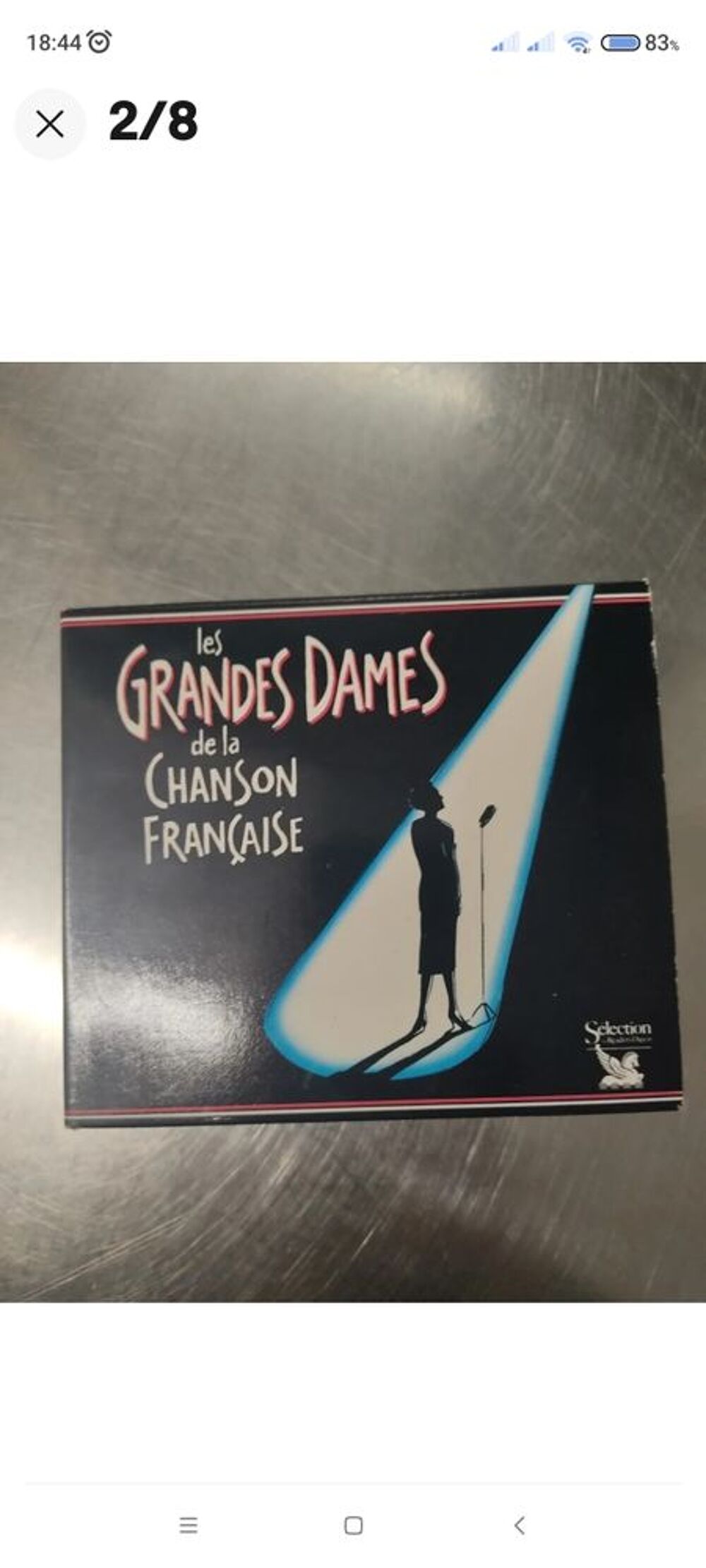 Coffret CD 'LES GRANDES DAMES DE LA CHANSON FRAN&agrave;‡AISE'. CD et vinyles