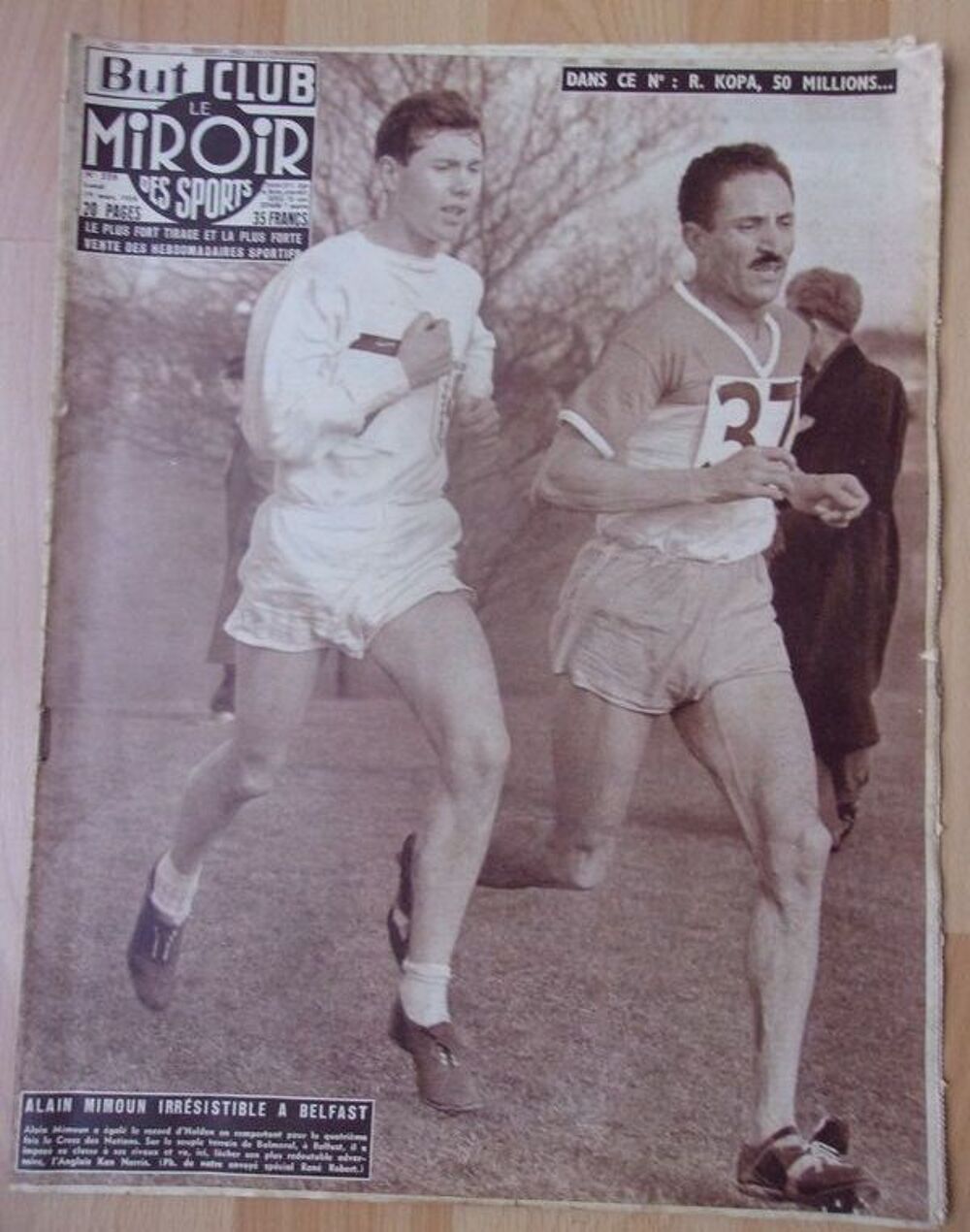 Le Miroir des sports But club ann&eacute;e 1956 