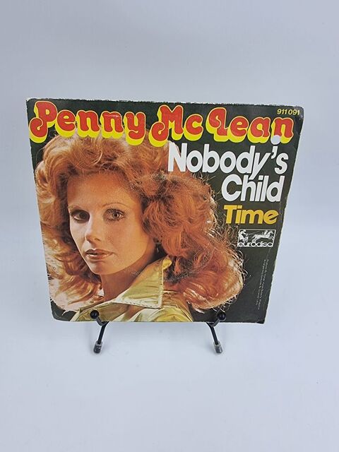 Vinyle 45 tours Pennny Mc Lean : Nobody's Child / Time  2 Vulbens (74)