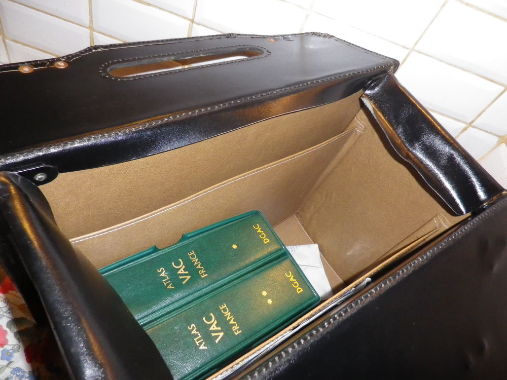 Valise de Pilote en Cuir Maroquinerie