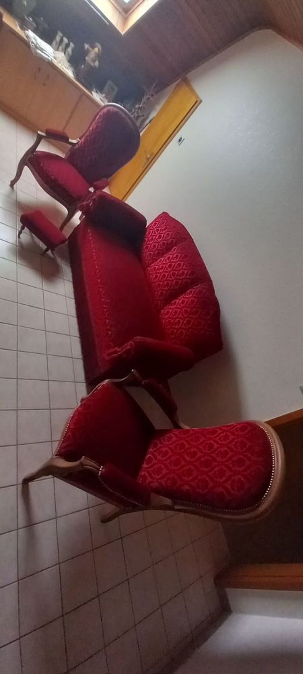 Canap&eacute; et fauteuil Voltaire Meubles