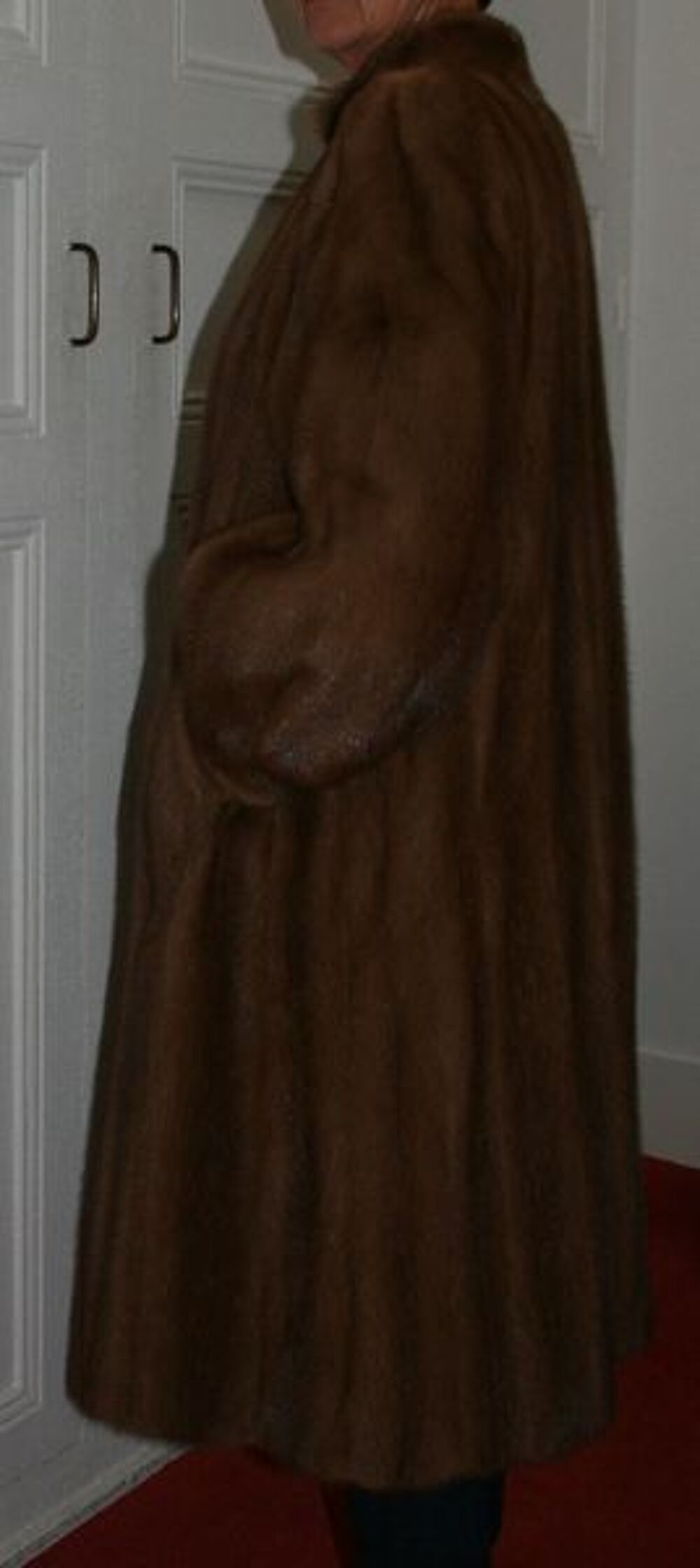 Manteau vison allong&eacute; Vêtements