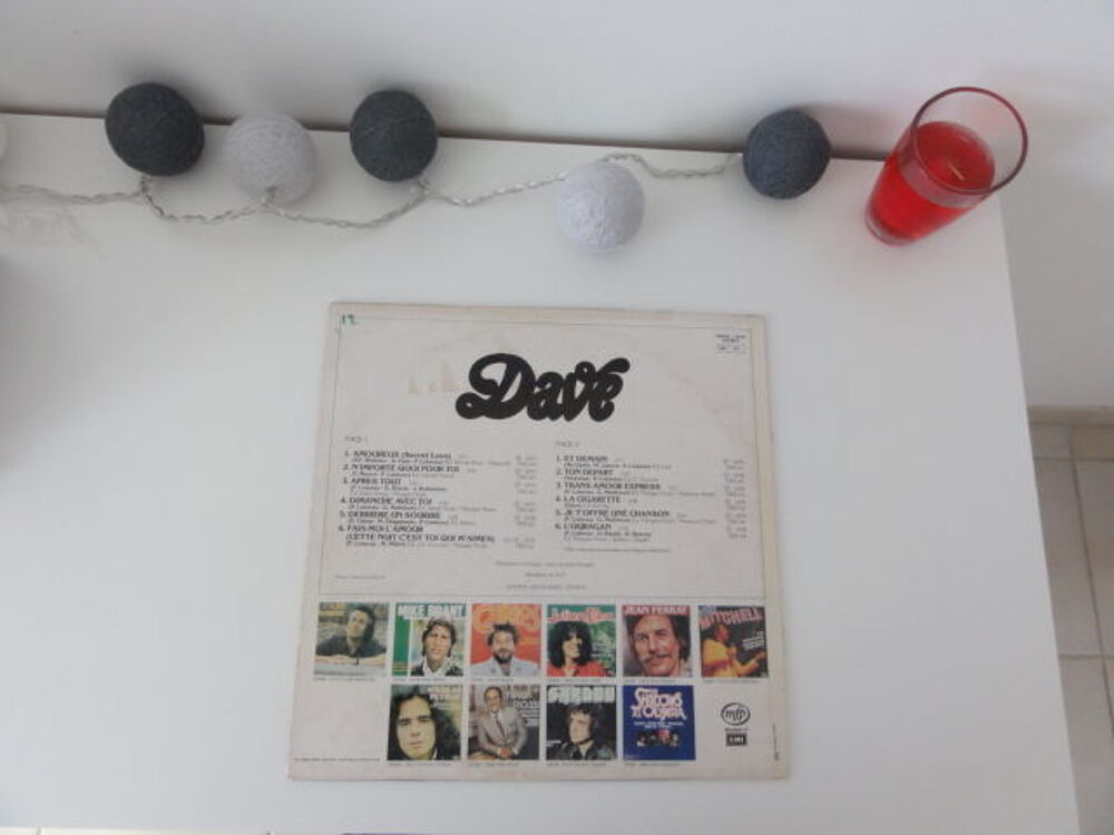 Vintage 1979 vinyle 33T de DAVE en excellent &eacute;tat CD et vinyles