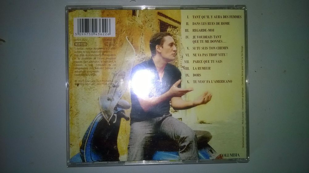 CD Dolce Vita 
Dany Brillant
2001
Etat neuf CD et vinyles