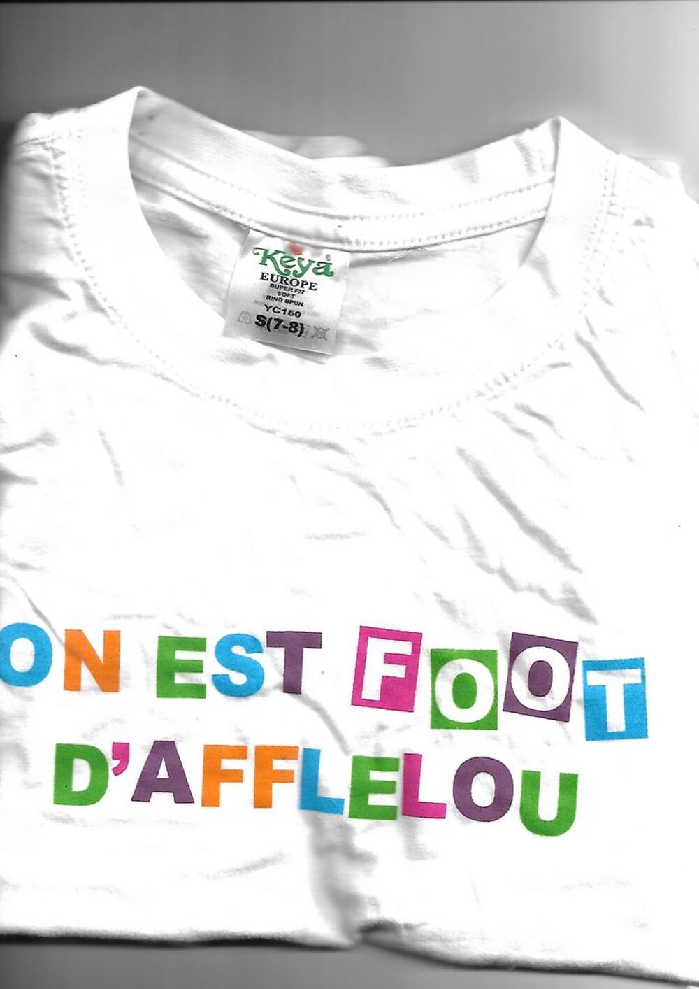 T SHIRT JE SUIS FOOT D AFFLELOU Vêtements enfants