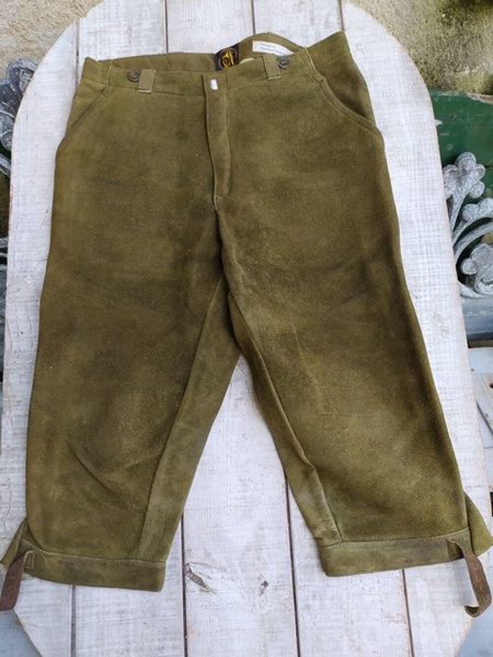 Pantalon de Chasse Knickers Cuir de Cerf Vêtements
