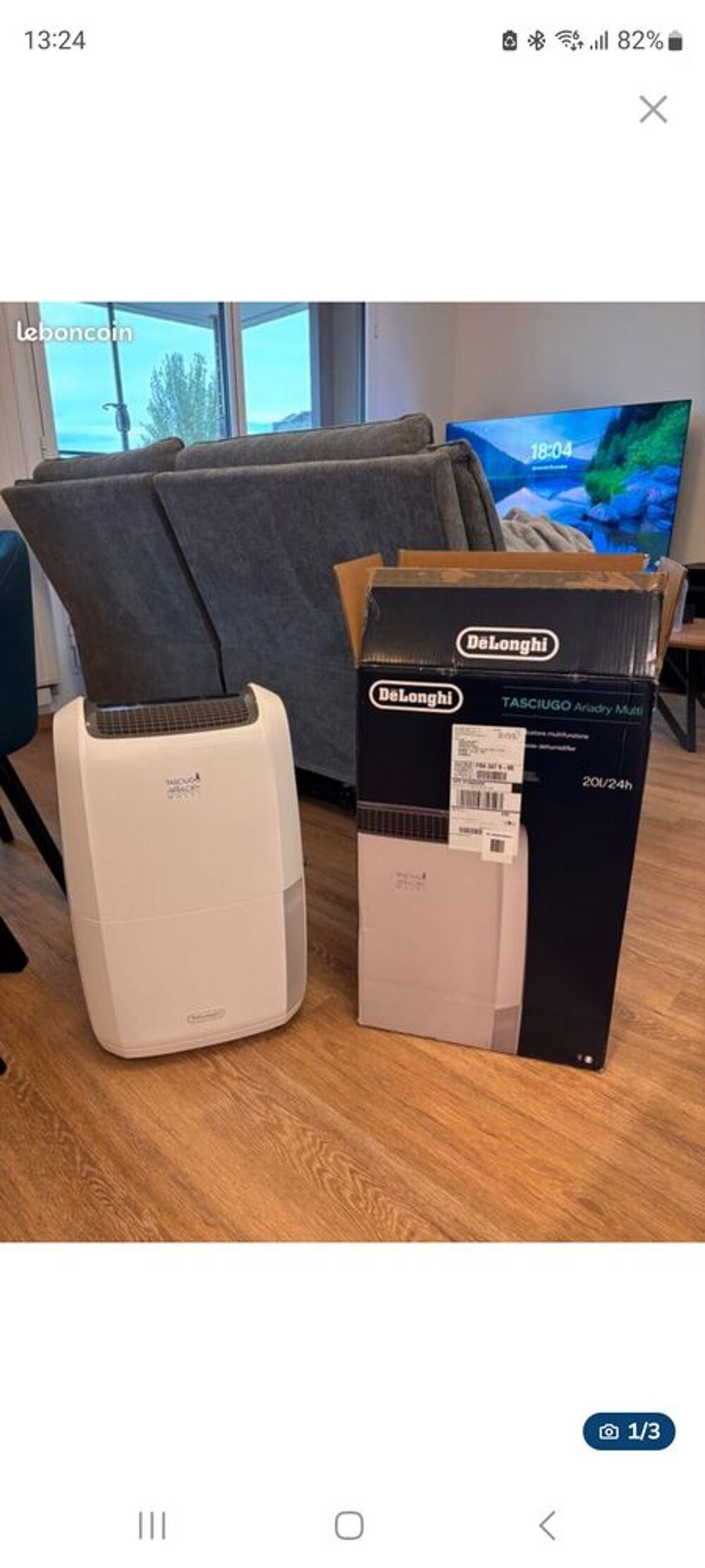 Bonjour je un d&eacute;shumidificateur delonghi ddsx220 blanc Electroménager