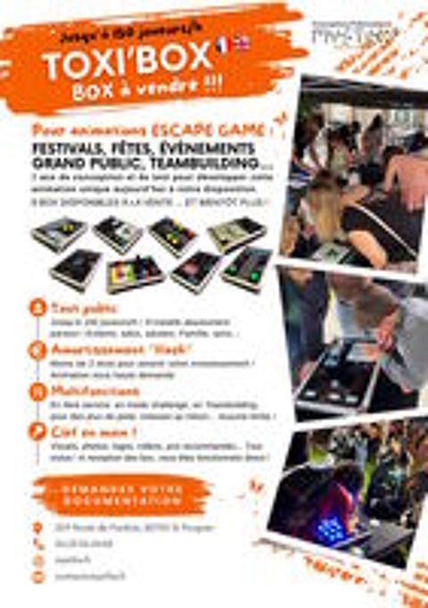   Animation escape Game Grand Public 