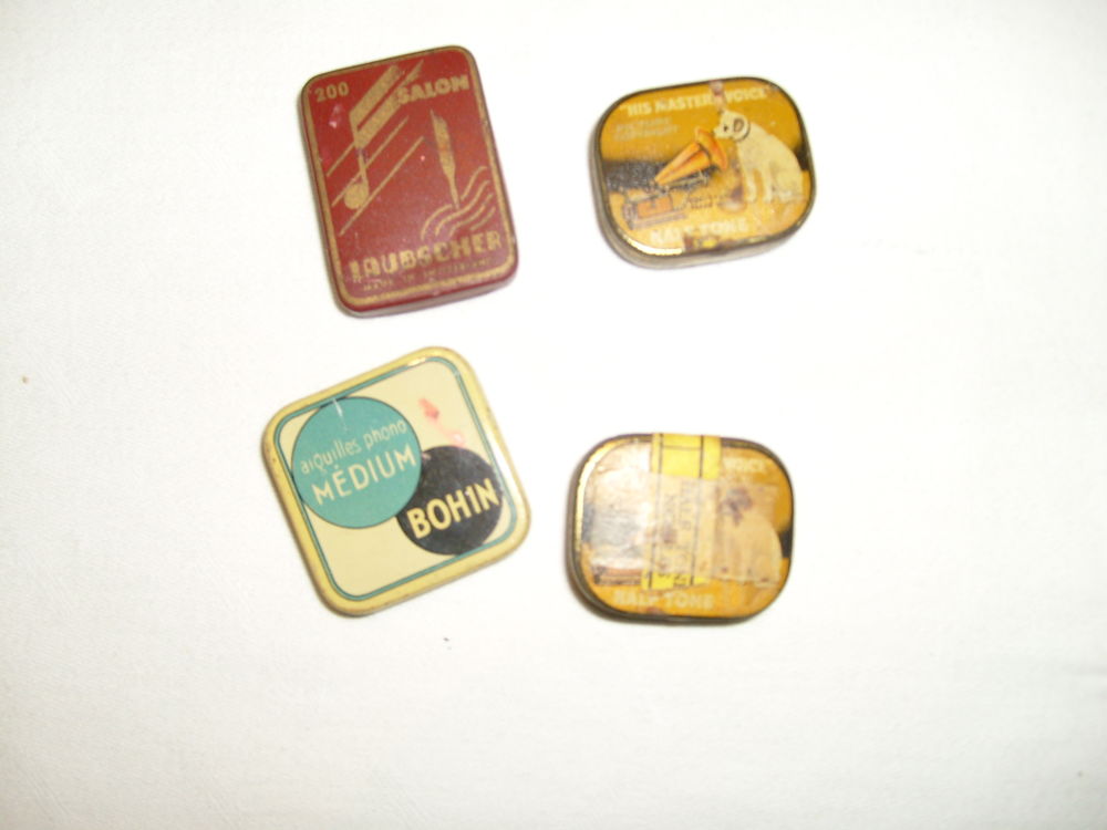 Boites aiguilles ancienne gramophone phono 