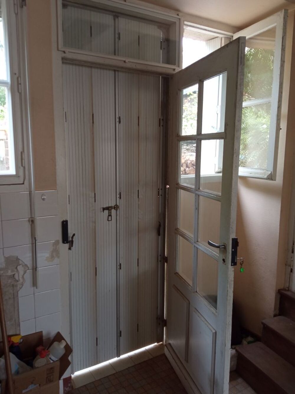 Volets de porte en PVC Bricolage