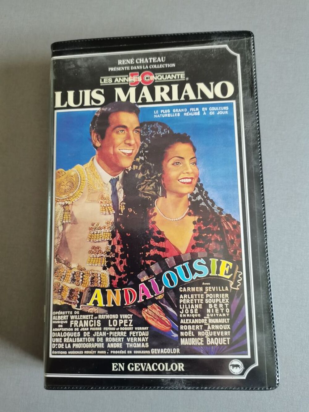 VHS Luis Mariano - Andalousie DVD et blu-ray