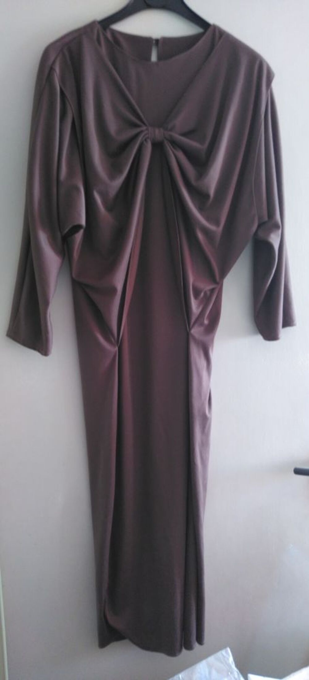 Robe marron, taille 42/44 Vêtements