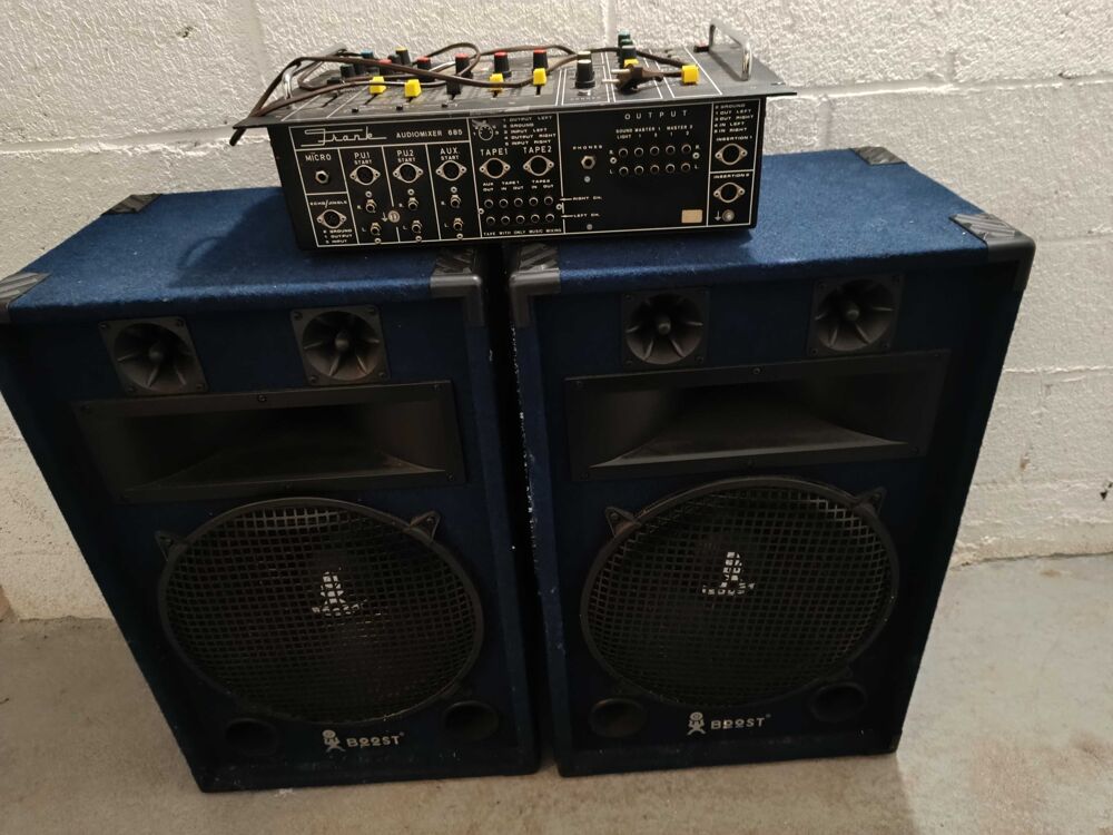 Ensemble de Sonorisation amplificateur et Haut parleur Audio et hifi