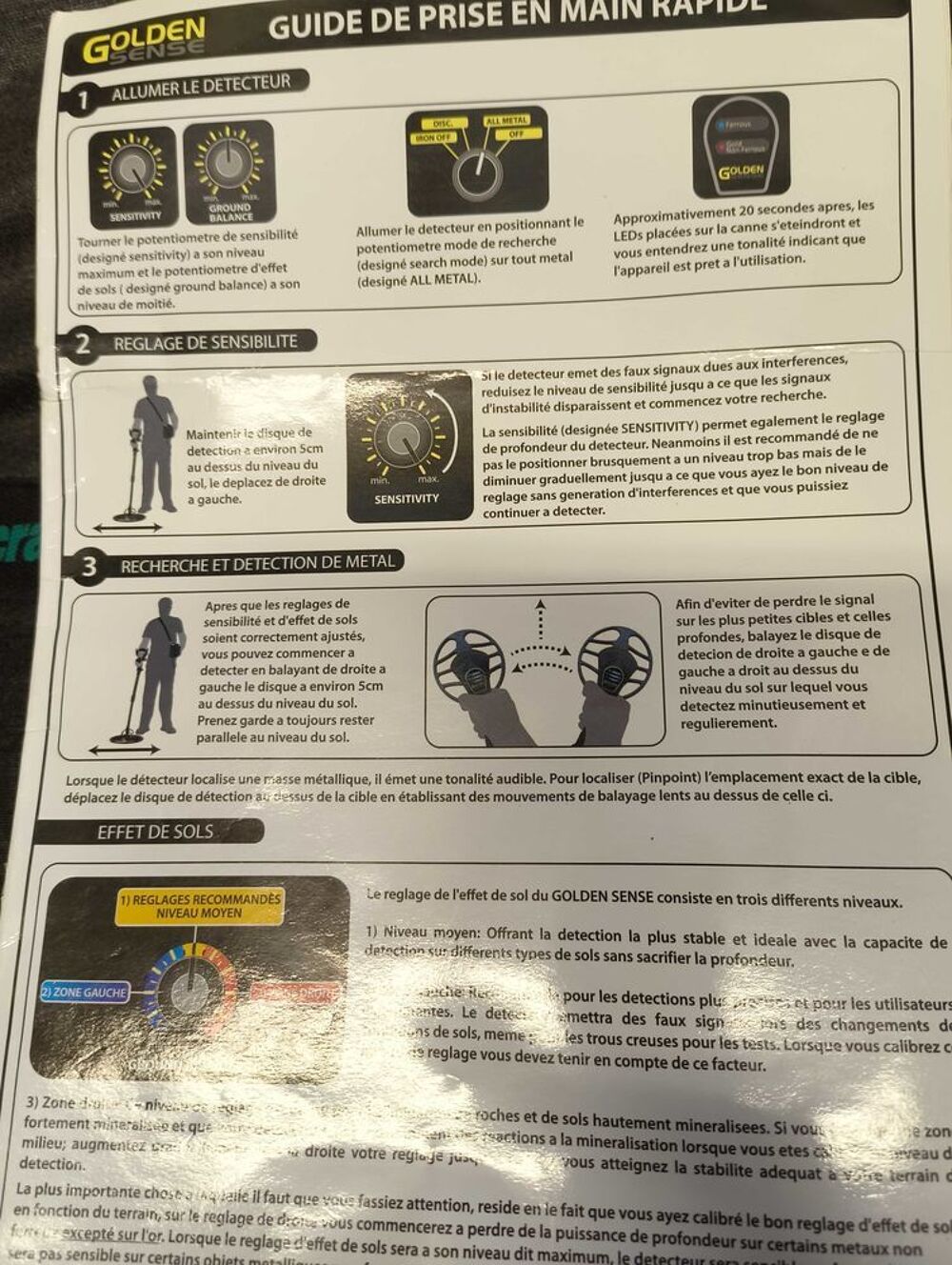 D&eacute;tecteurs de m&eacute;taux Sports