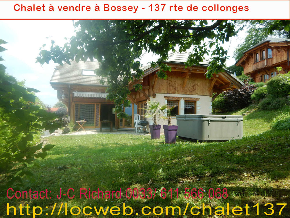 Vente Chalet Chalet d'exception à Bossey, aux portes de Genève Bossey