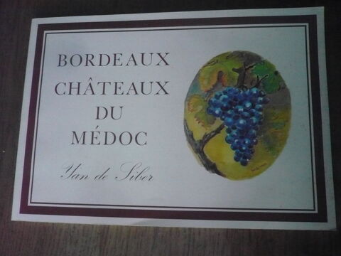 BORDEAUX CHÂTEAUX DU MÉDOC  par Yan De SIBER  (1979) 40 Pessac (33)