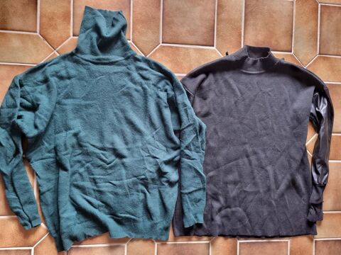 Lot de 2 pulls vert et noire pour femme taille M/L 2 Vulbens (74)