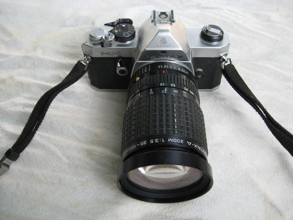 Pentax MX chrom&eacute; + zoom 35-105 Pentax + courroie Photos/Video/TV