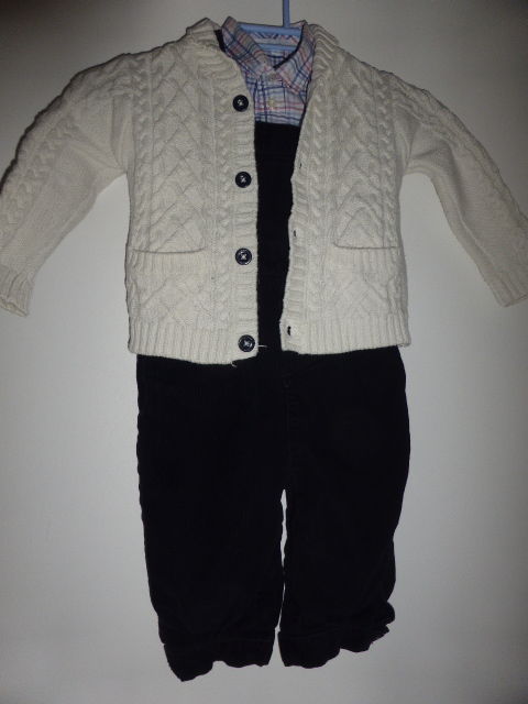 JACADI ensemble salopette chemise cardigan 18 mois 15 Rueil-Malmaison (92)