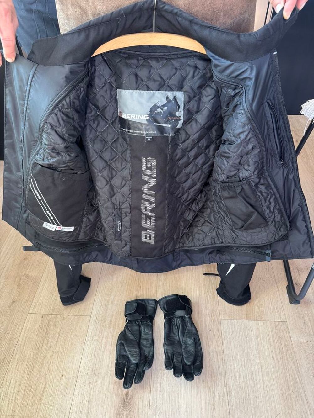 Blouson et gants moto B&eacute;ring Vêtements