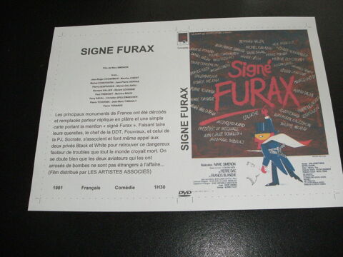 Film :   Signe furax   35 Saint-Médard-en-Jalles (33)