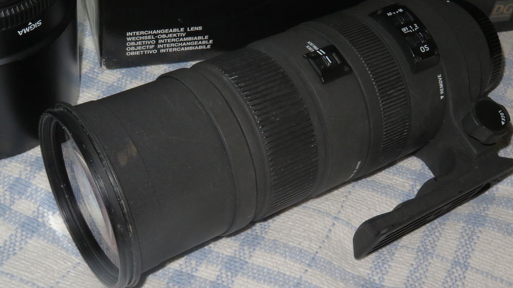 Zoom Sigma. DG 150/500mm f: 5 - 6,3. APO HSM en parfait &eacute;tat Photos/Video/TV