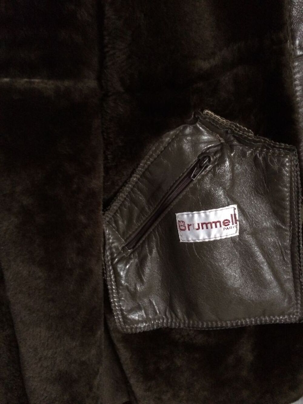Manteau mouton retourn&eacute; Vêtements