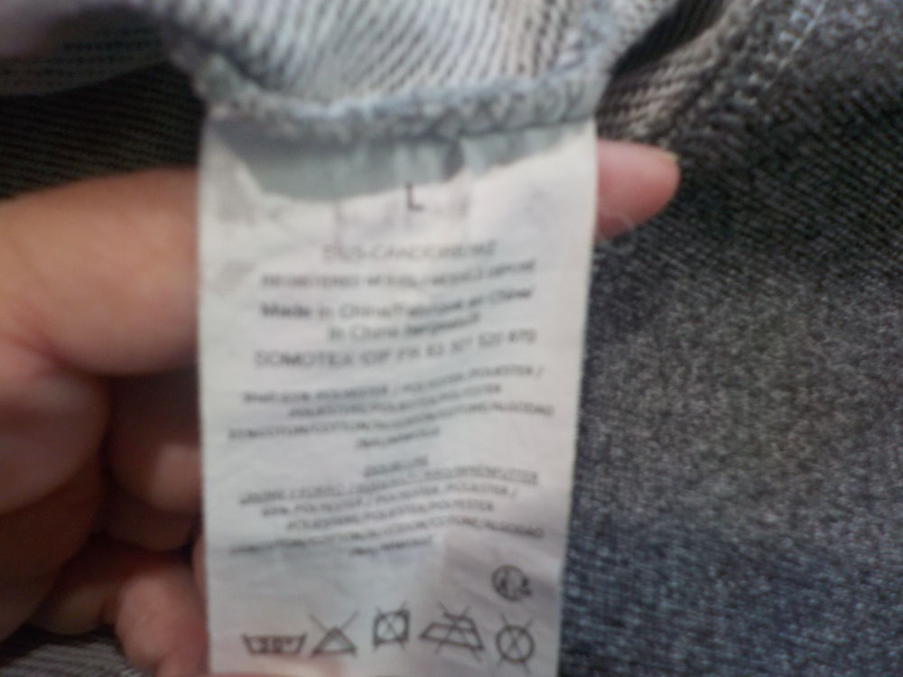 VESTE DE JOGGING GRISE PEAK MOUNTAIN TAILLE L HOMME Vêtements