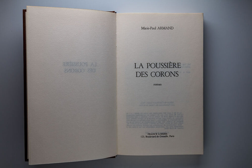 La poussi&egrave;re des corons - Marie-Paul Armand Livres et BD