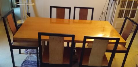 Ensemble table et chaises en bois pour salle  manger 400 Aulnay-sous-Bois (93)