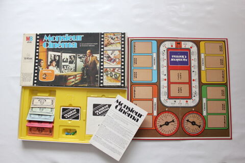 Jeu de société MONSIEUR CINÉMA -MB-1976 20 Issy-les-Moulineaux (92)