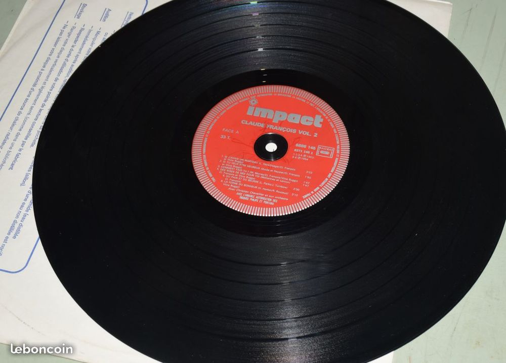 CLAUDE FRANCOIS - IMPACT 1962 - 4 DISQUES SANS POCHETTE CD et vinyles
