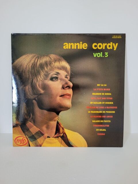 Vinyle 33 t. Annie Cordy. 10 Varennes-Saint-Sauveur (71)