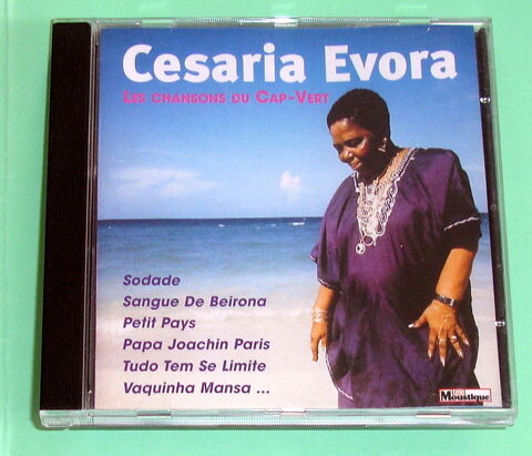 CESARIA EVORA -CD- LES CHANSONS DU CAP-VERT -T�l� Moustique 5 Roncq (59)