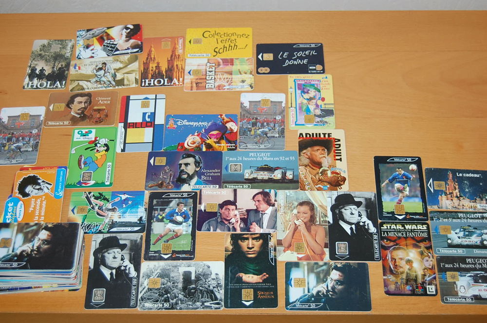80 cartes t&eacute;l&eacute;phoniques 