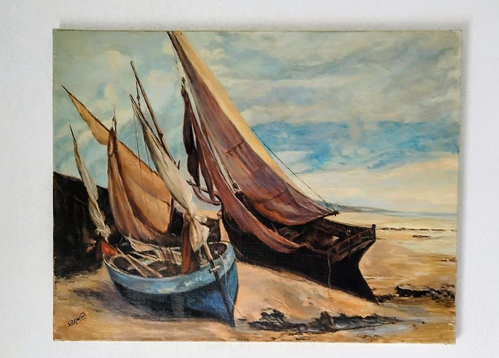 Tableau peinture &agrave; l'huile 