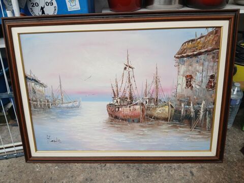 Cadre peinture sur toile 90 Calais (62)
