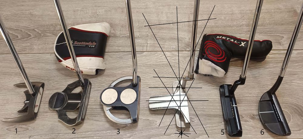 Putters de Golf Maillet et Lame Ping &amp; Odyssey Tr&egrave;s Bon &Eacute;tat Sports