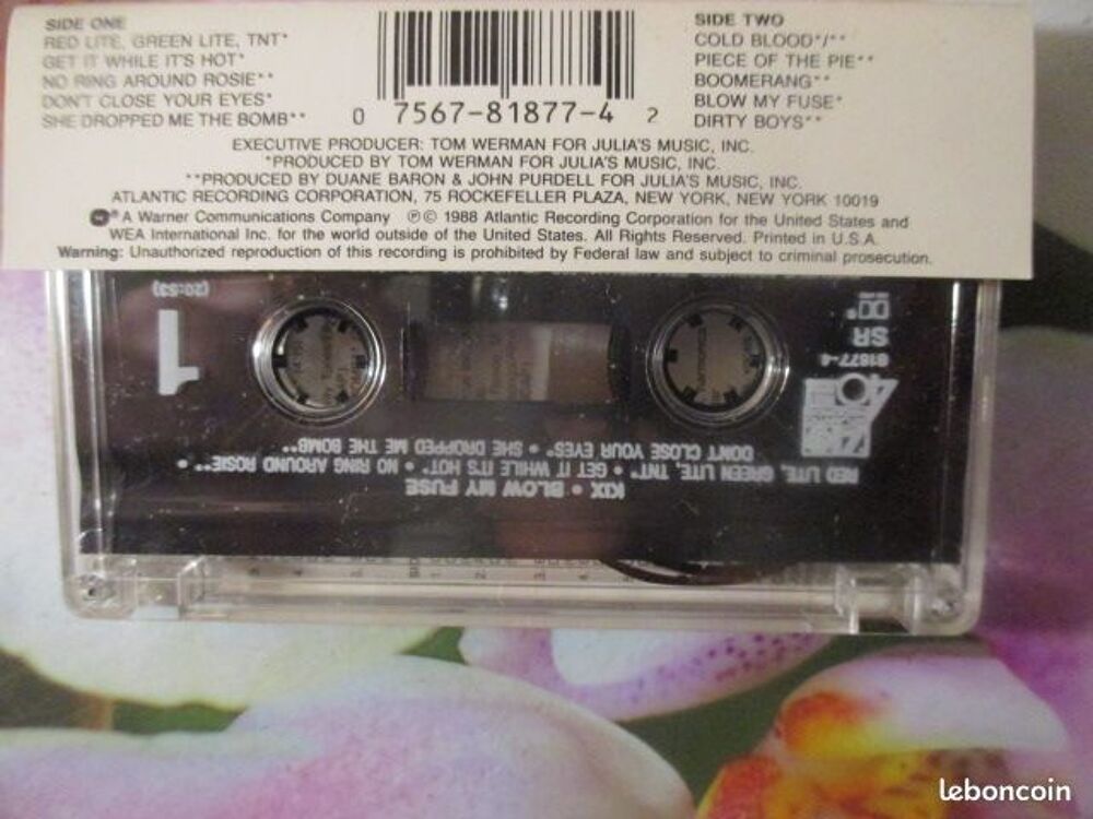 Cassette audio KIX CD et vinyles
