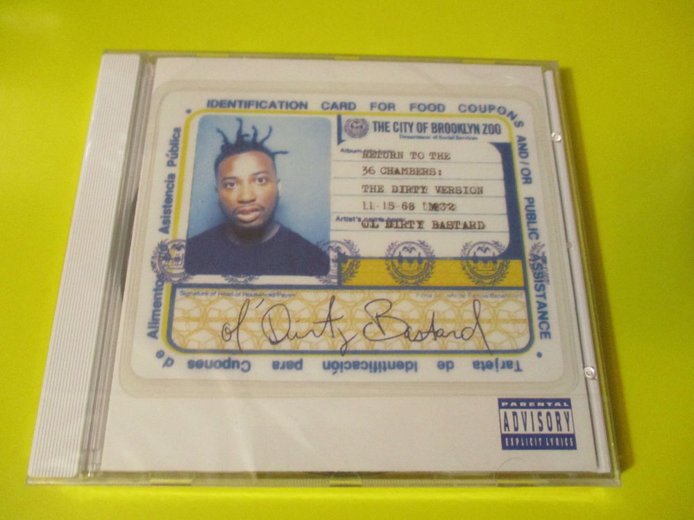 ODB CD OLDIRTY BASTARD WU TANG CLAN NEUF CD et vinyles
