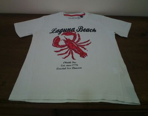 T-shirt blanc MC OKAÏDI 8ans - TBE 3 Reims (51)