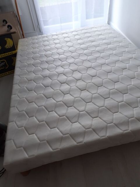 Sommier pour 2 personnes 1,40m, avec ses pieds 100 Lisieux (14)