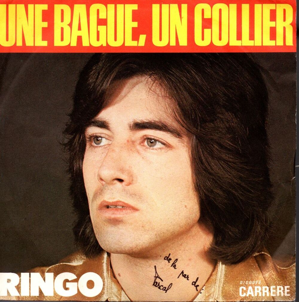 Vinyl 45 trs RINGO 2 titres EN PHOTO 1 BAGUE 1 COLLIER ++ CD et vinyles