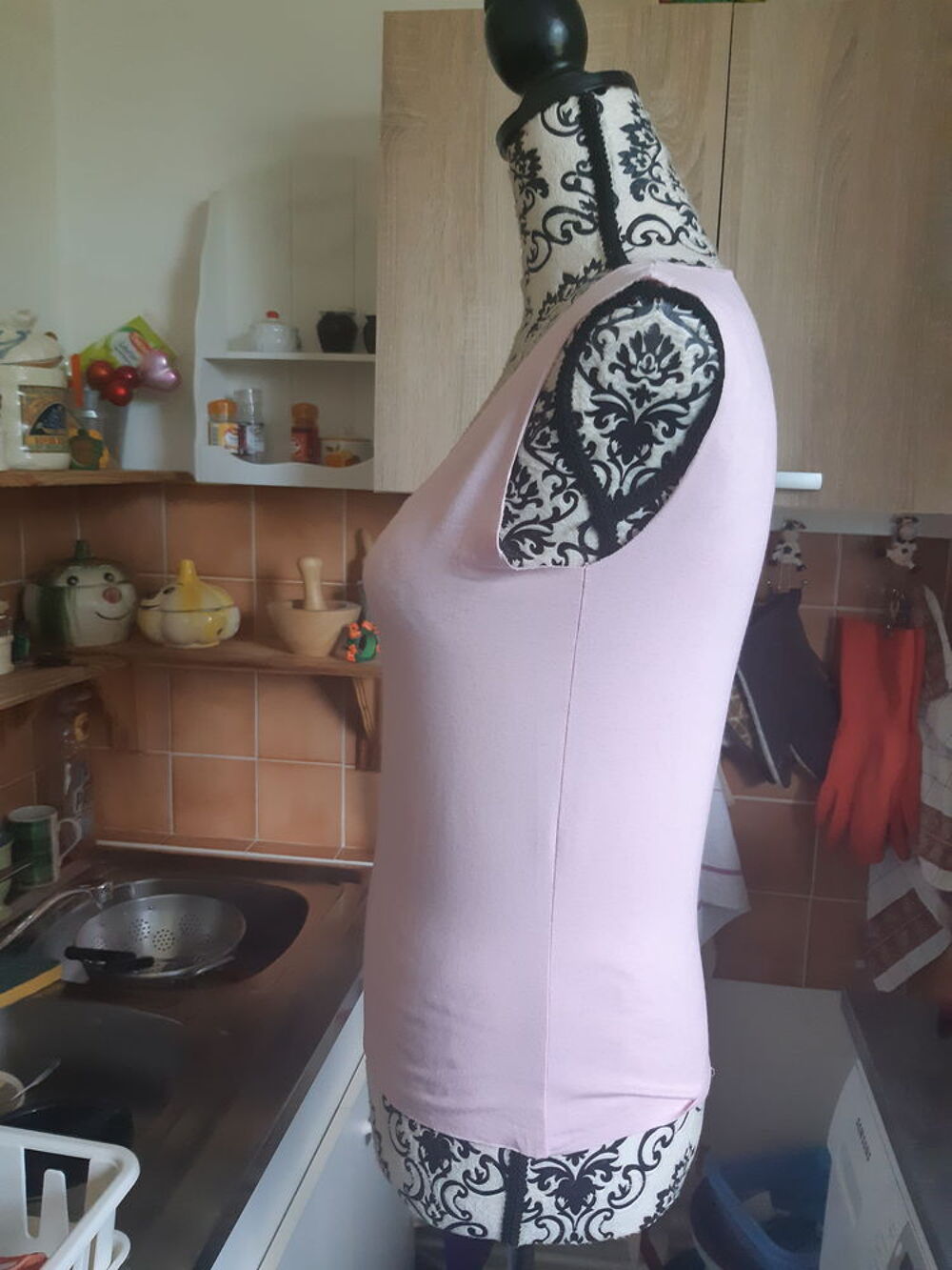  top sans manche rose NEUF taille M
Vêtements