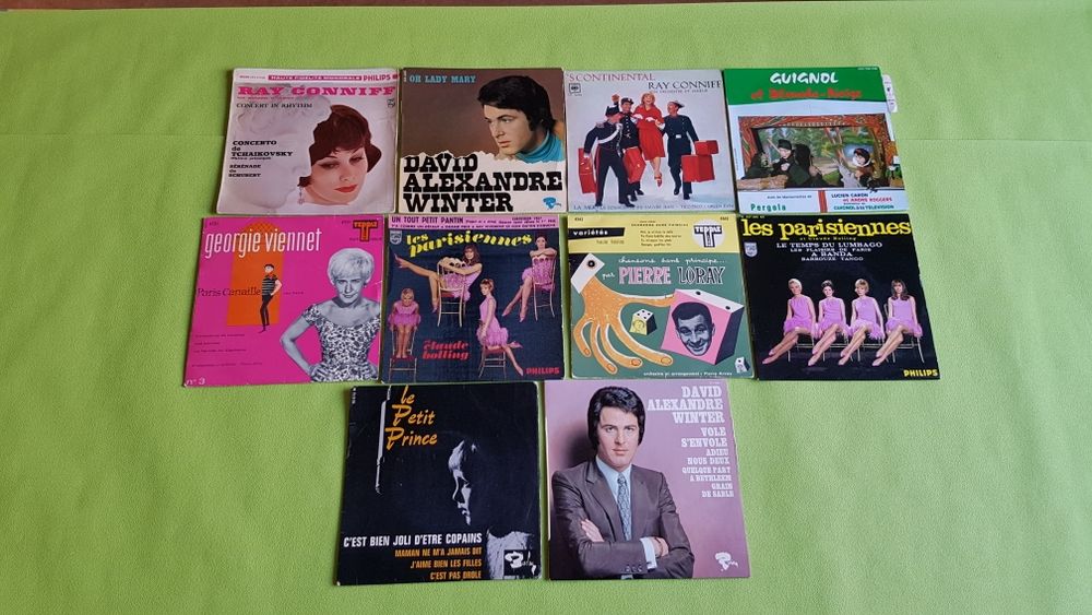 LES 45T PHOTO 25 CD et vinyles
