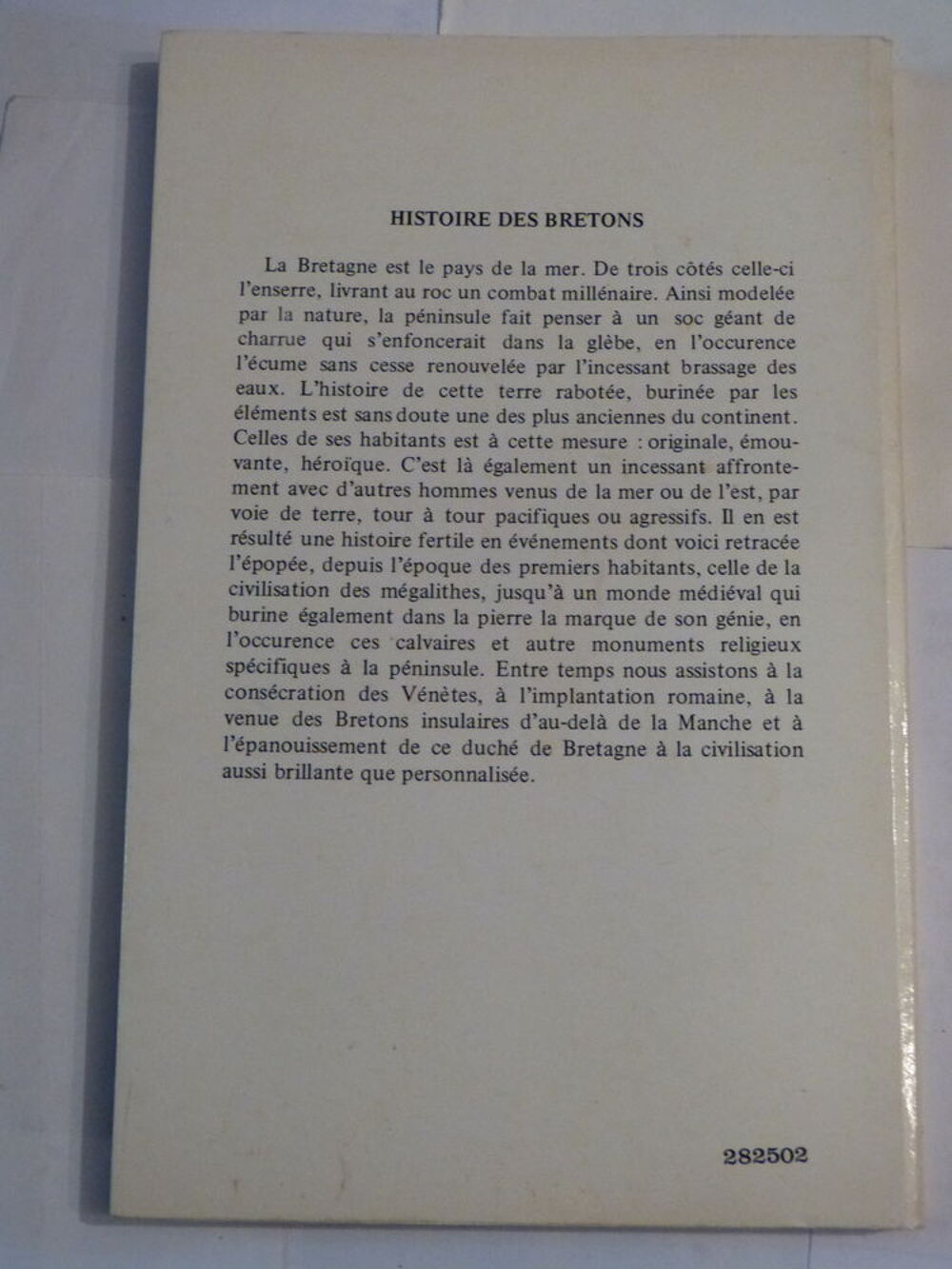 HISTOIRE DES BRETONS par ALAIN CROIX et JEAN GUIFFAN Livres et BD