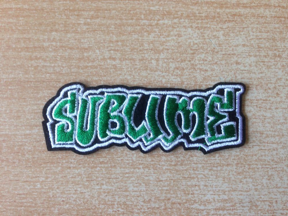 &eacute;cusson brod&eacute; logo sublime 9x3 cm 