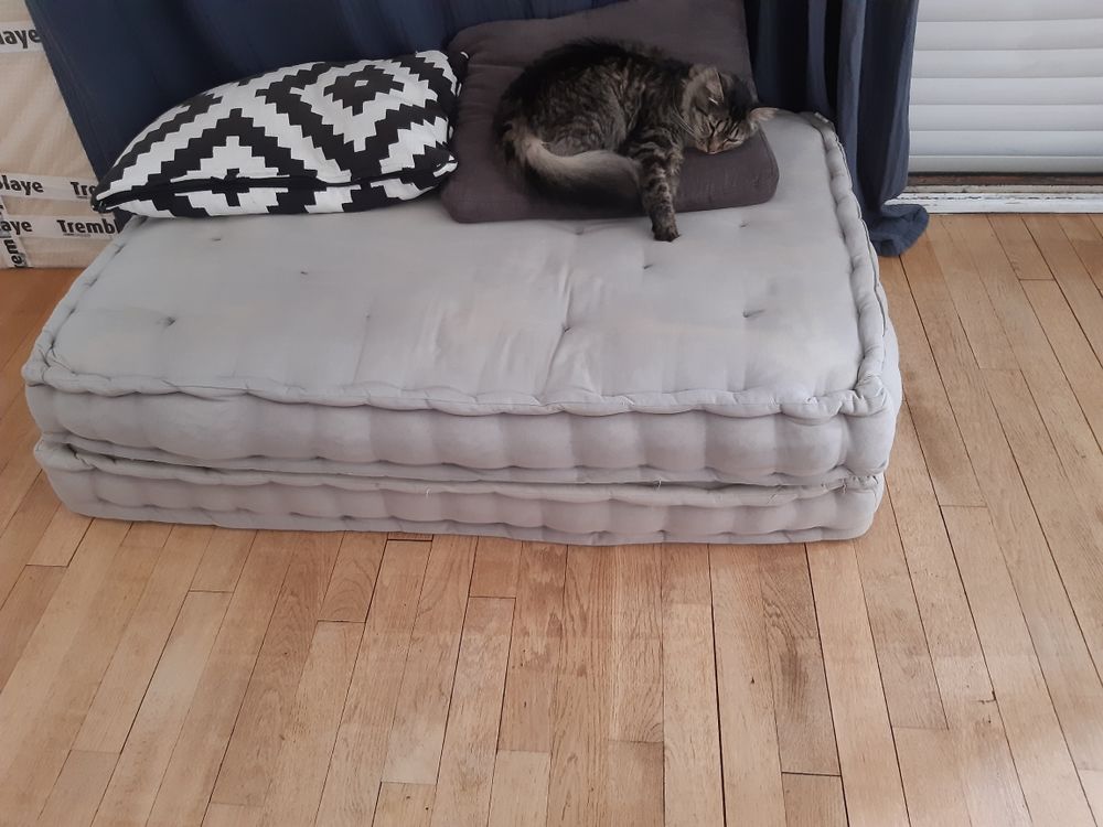 4 Matelas pour palettes Jardin