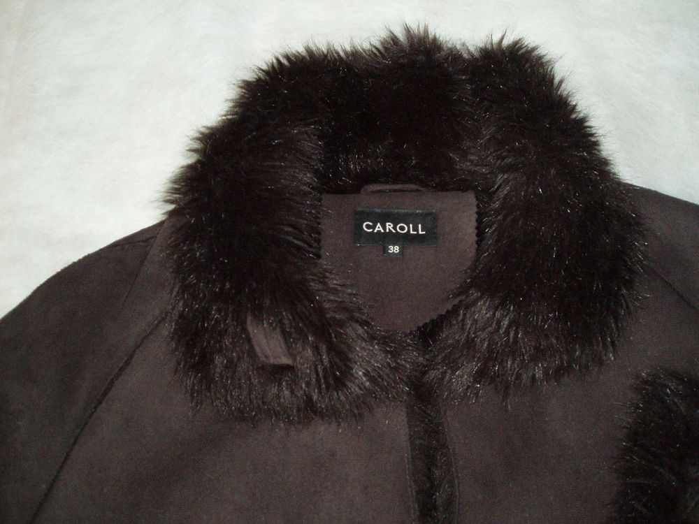Manteau CAROLL Daim 38/40 neuf Vêtements